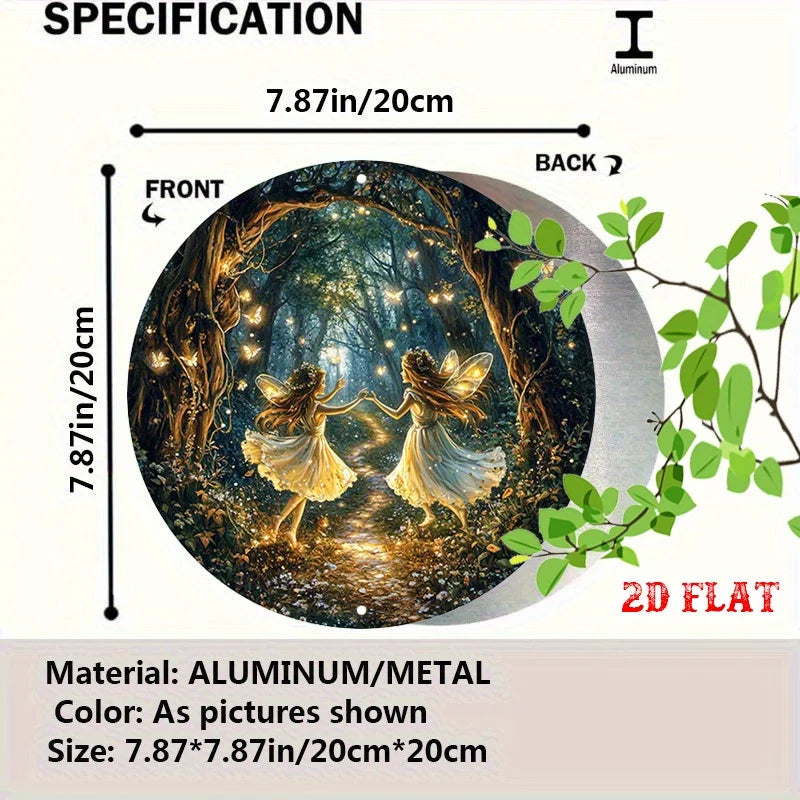 Magic Forest Circular Sign