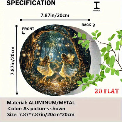 Magic Forest Circular Sign