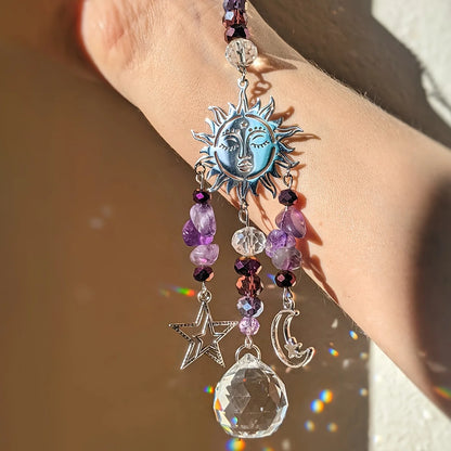 Amethyst Moon Goddess Suncatcher