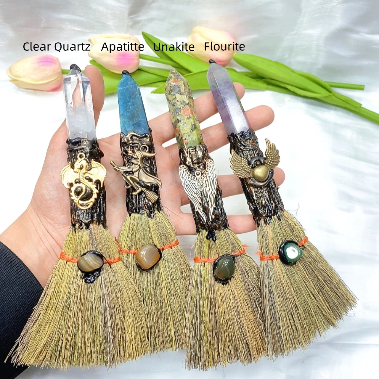 Natural Crystal Magic Broom