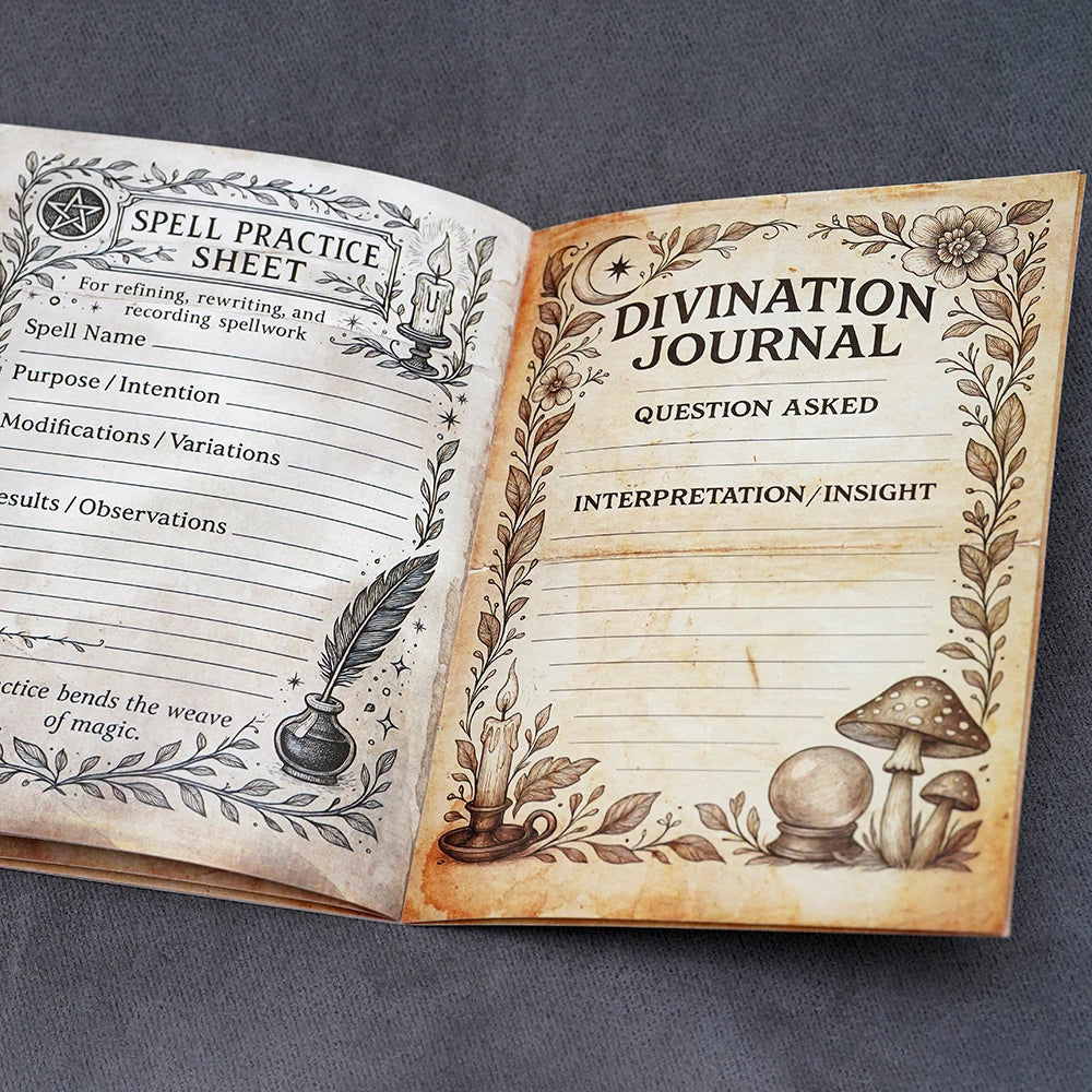 Grimoire Journal 26 Pages Spellbook Witchcraft