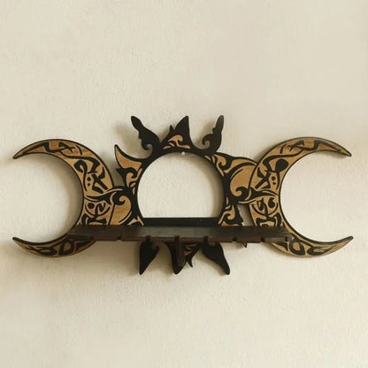 Sun and Moon Shelf for Crystals