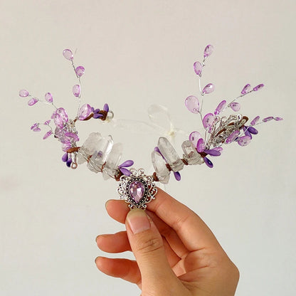 Fairy Tiara Woodland Crystal Quartz