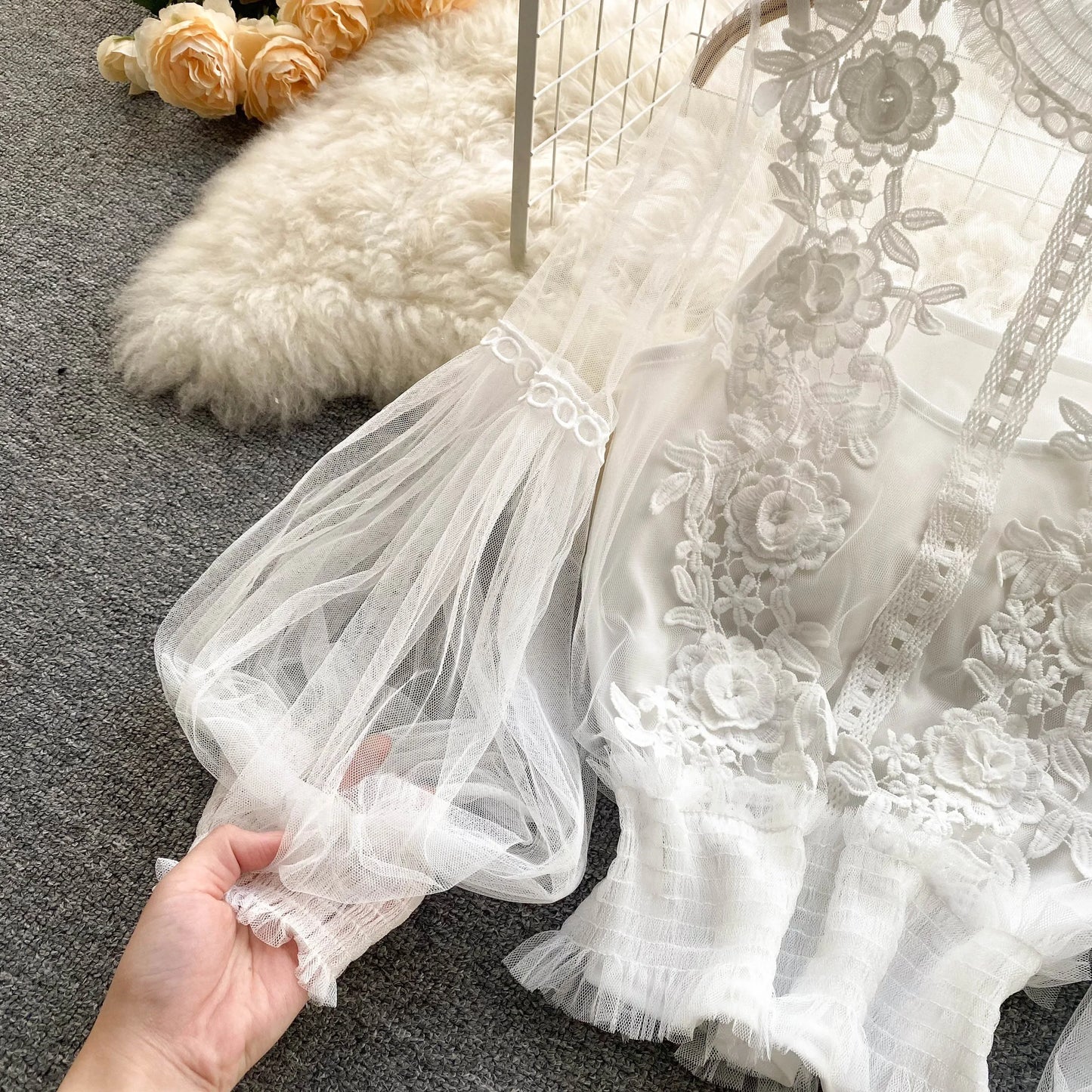 Long Sleeve Blouse Vintage Fashion