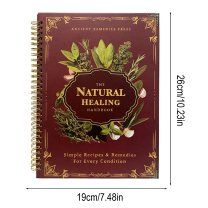 Natural Healing Guide Spiral Bound Herbal Book