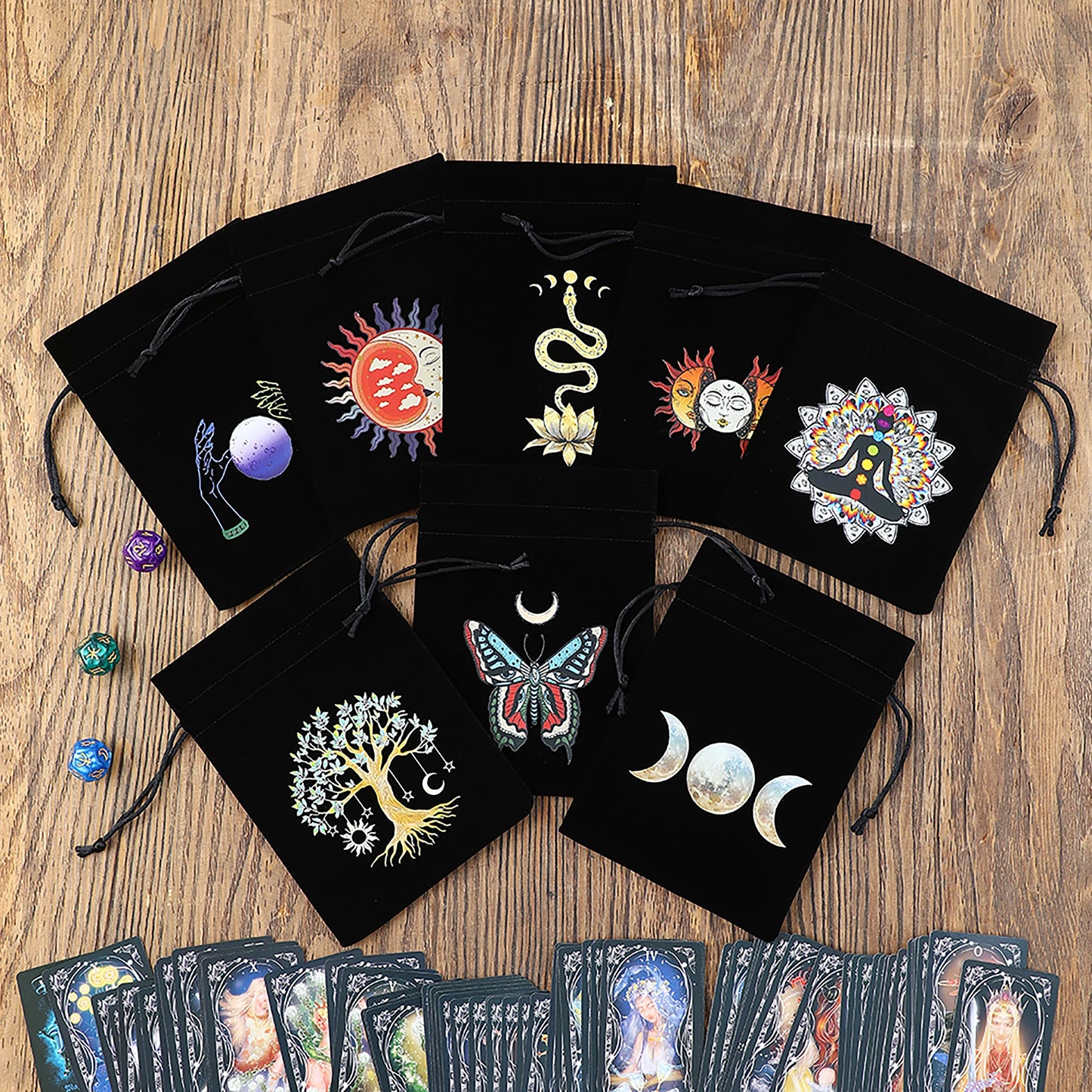Black Velvet Tarot Pouch