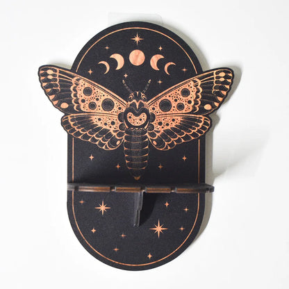 Bohemian Three-dimensional Wood Crystal Shelf