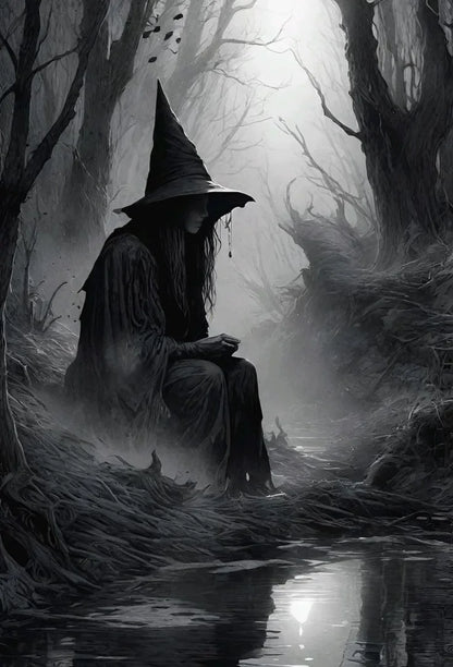 Dark Academia Art The Witch Demon