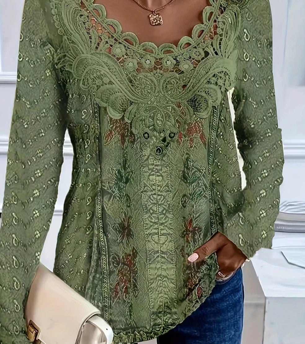 Elegant Casual Woman's Blouse