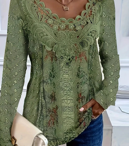 Elegant Casual Woman's Blouse