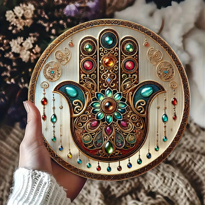 Bohemian Gem Hand Aluminum Sign