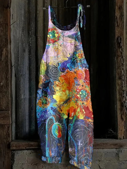 Women's Romper Dress Rural Style