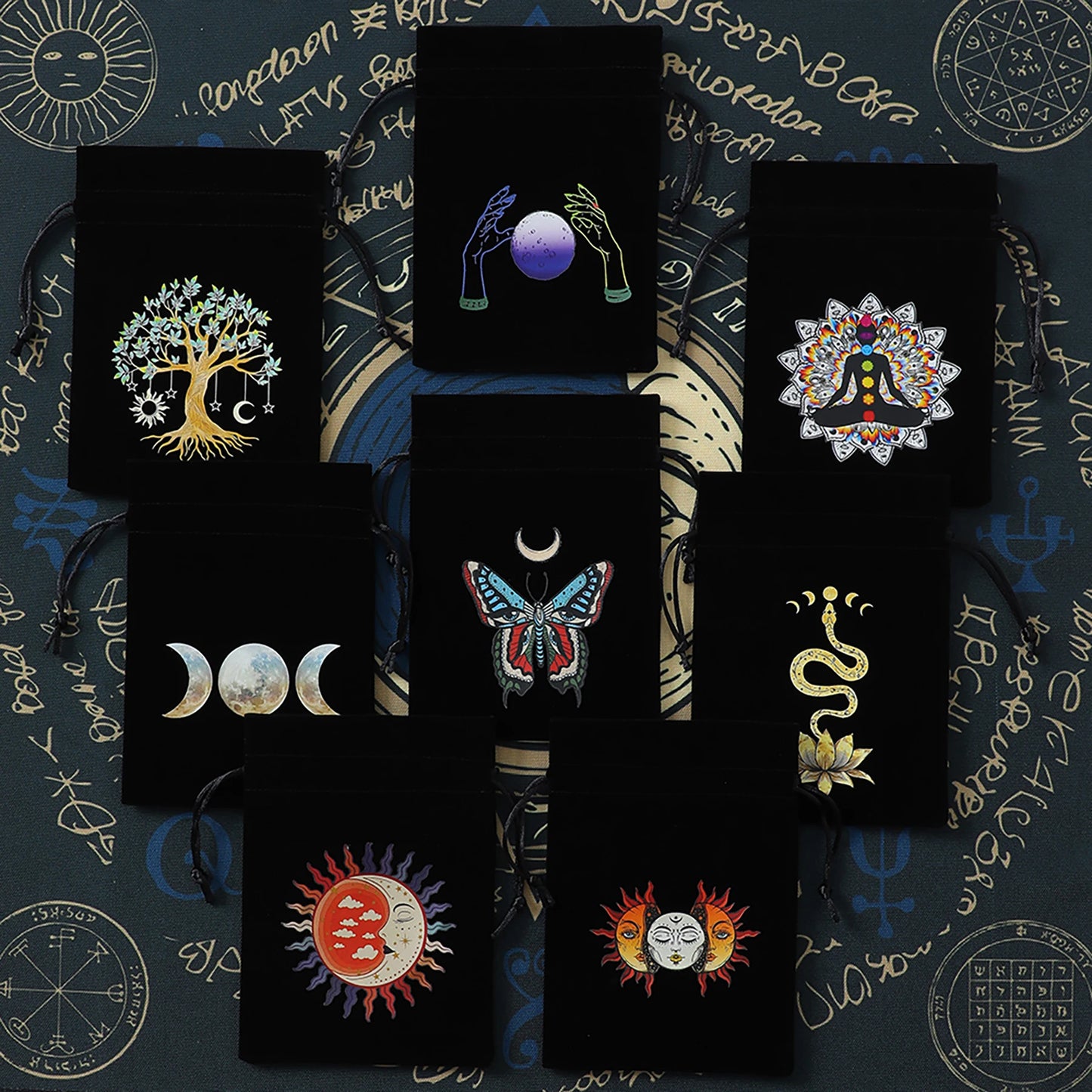Black Velvet Tarot Pouch