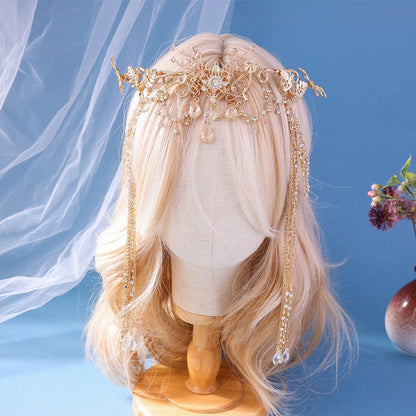 Antique Fringed Hair Crown