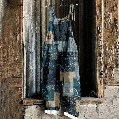 Flower Print Sexy Adjustable Suspender Romper