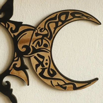 Sun and Moon Shelf for Crystals