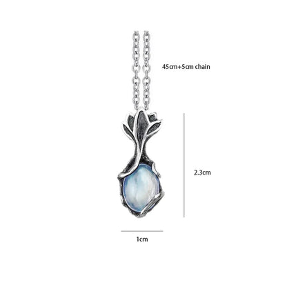 Moonstone Antique Pendant Necklace