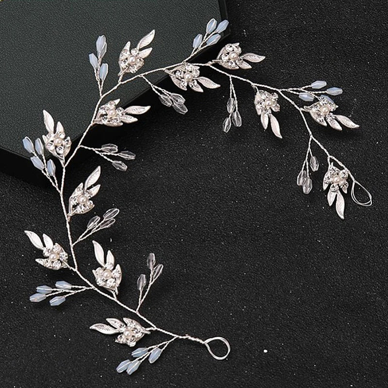 Sweet Flower Headband With Ribbon Wreath