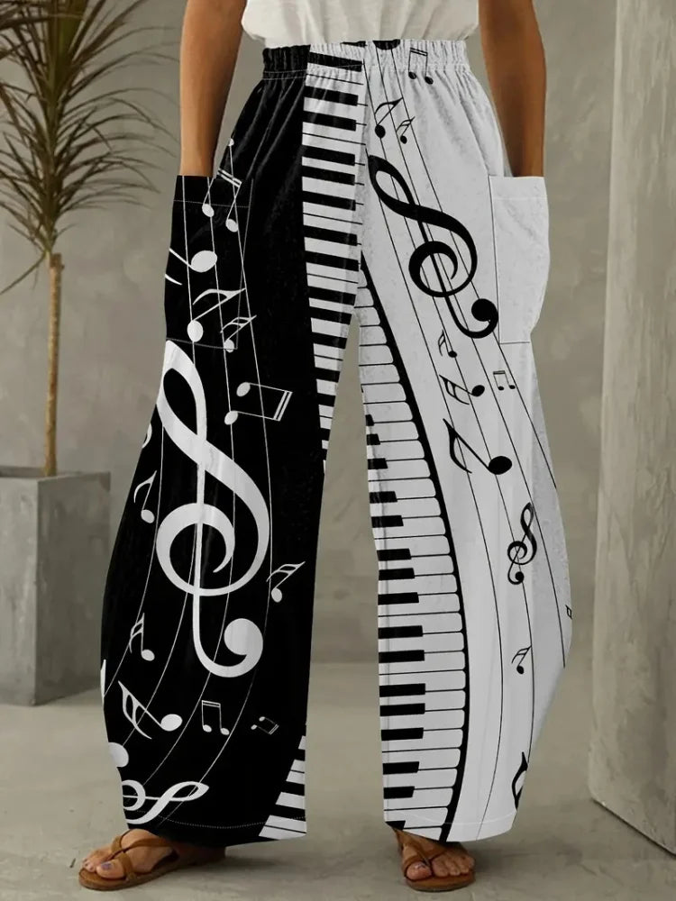 Simple And Fresh Butterfly Flower Print Women's Bloomers