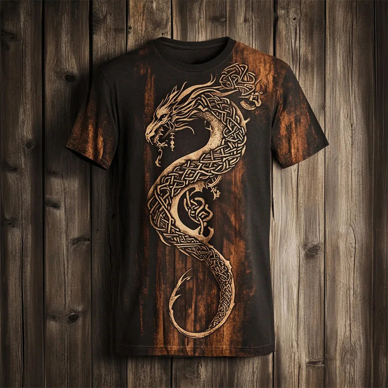 Men's Short-Sleeve T-Shirt Ethnic Print