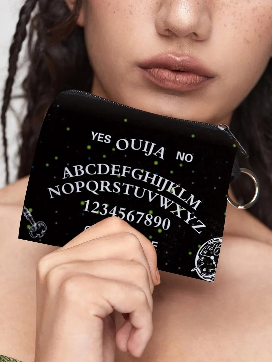 Girl's Coin Purse Digital Print Textured Coin Pouch Multifunctional Large Capacity Key Card Holder Coin Bag For Girls