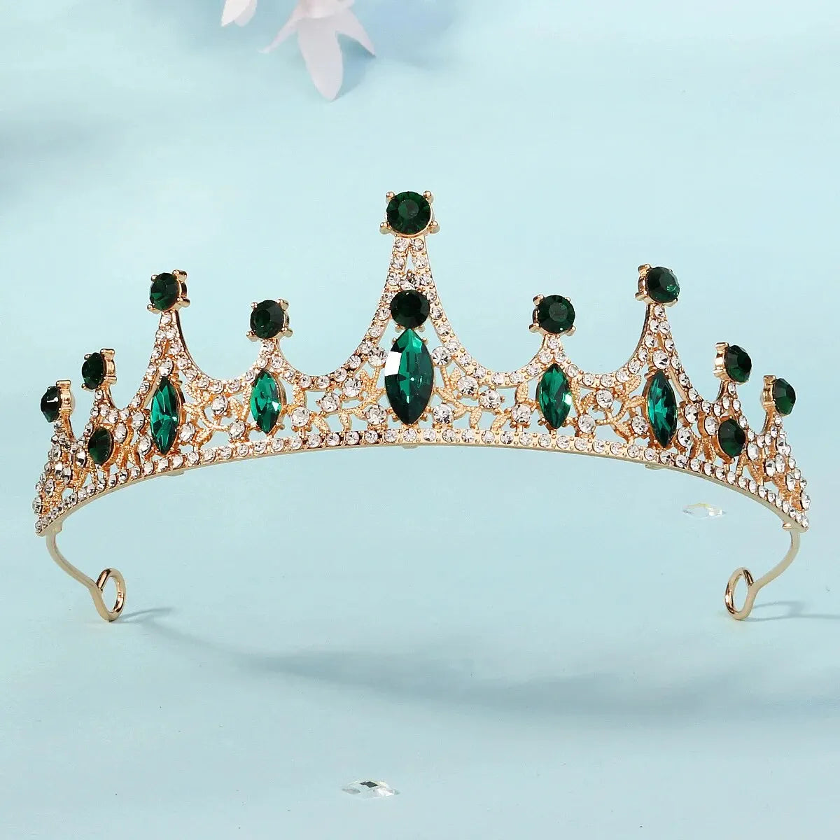 Black Crystal Rhinestone Tiaras