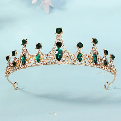 Black Crystal Rhinestone Tiaras