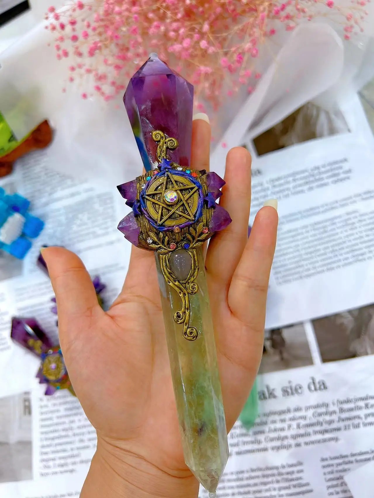 Handmade Healing Spiritual Witchcraft Magic Stick