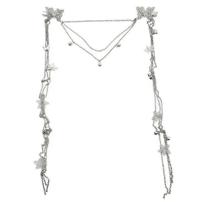 Crystal Long Tassel Chain Headband