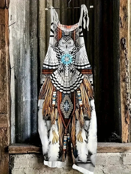 Women's Romper Dress Rural Style