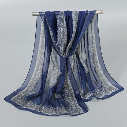 Indian Style New Chiffon Scarves