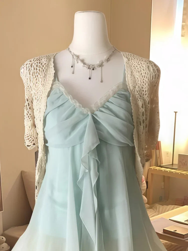 3 Piece Set Woman Aesthetics Fashion