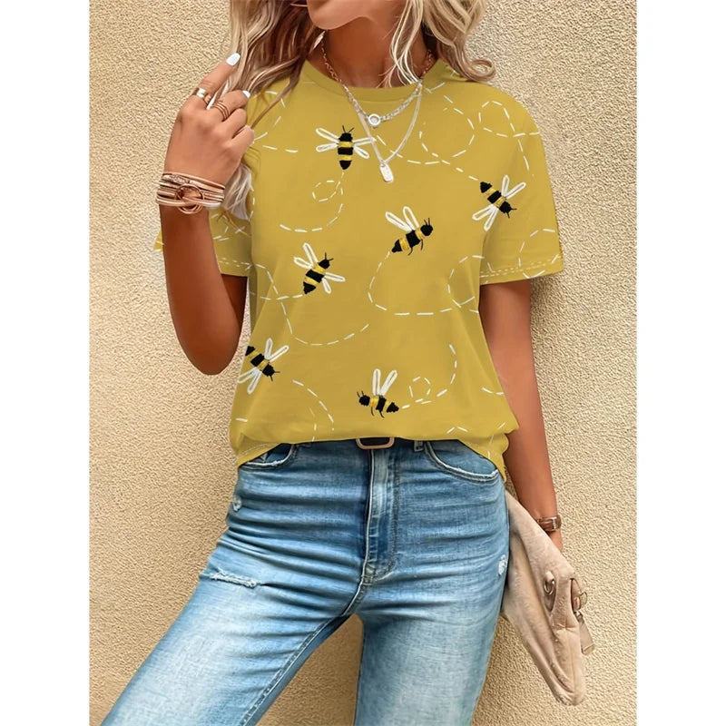 Butterfly Pattern T-Shirt