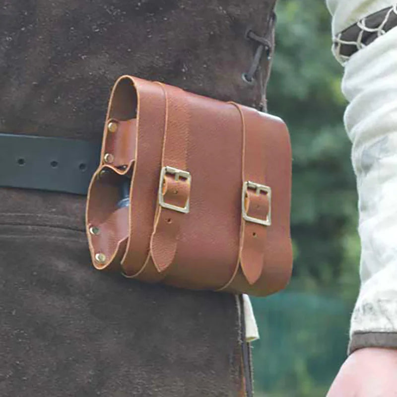 Medieval Renaissance PU Leather Potion Vial Holder