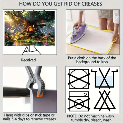 Enchanted Fairy Forest Wall Tapestry