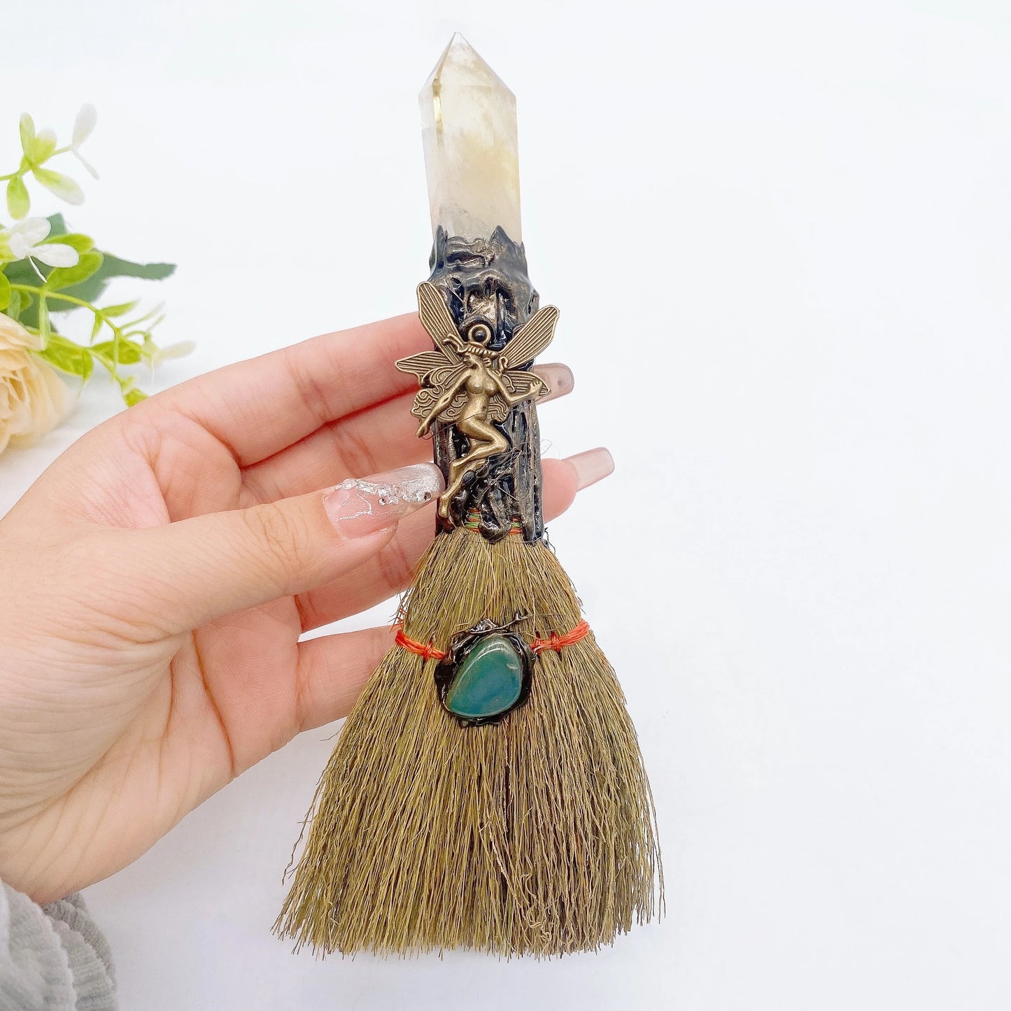Natural Crystal Magic Broom
