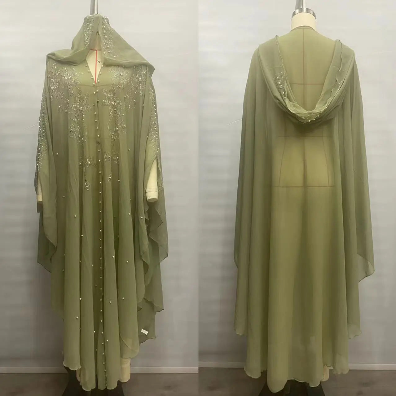 Eid Hooded Dress Abaya Women Muslim Party Dresses