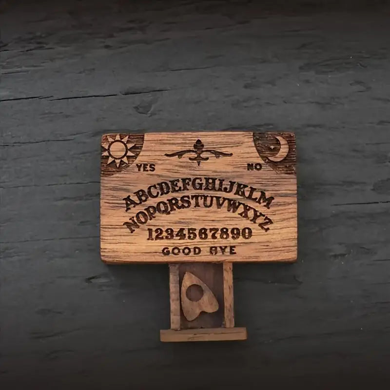 Mini Ouija Board Retro Wooden Miniatures