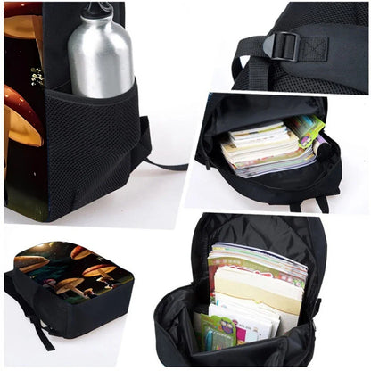 Mushroom Forest Backpack For Boy/Girls