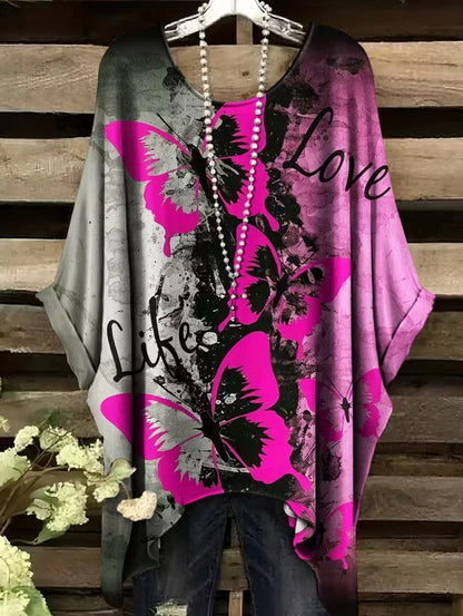 Bohemian Women's T-Shirt Vintage Elegant