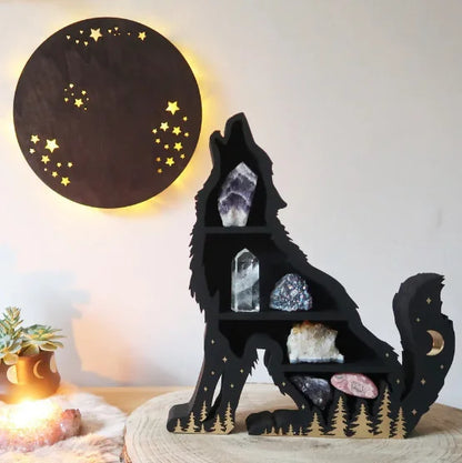 Vintage Witch Hat Crystal Shelf