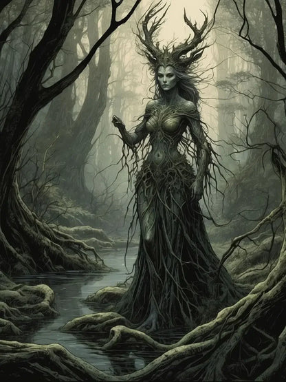 Dark Academia Art The Witch Demon