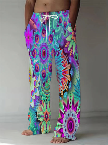 Beach Pants Men's 3D Mushroom Pattern