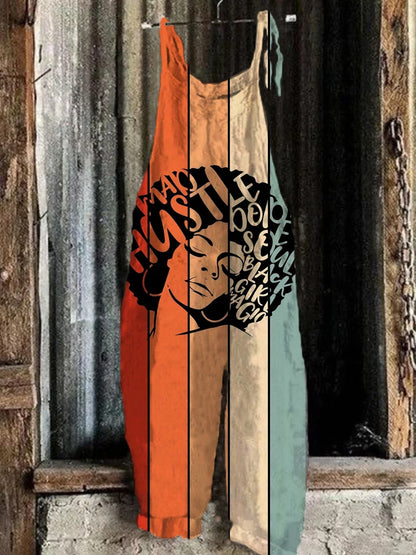 Printed Women's One-piece Shorts Urban Street Trend