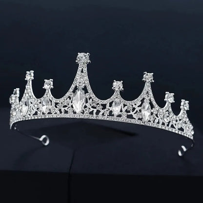 Black Crystal Rhinestone Tiaras