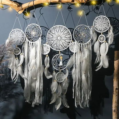 5pcs/set Boho Macrame Dream Catchers Wall Hangings