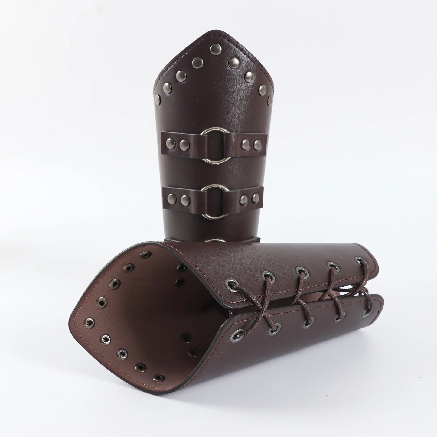 Medieval Leather Armor Arm Warmers