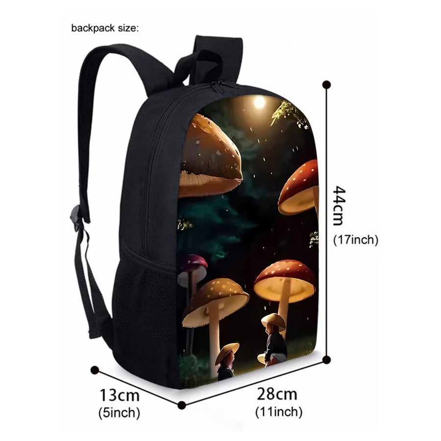 Mushroom Forest Backpack For Boy/Girls