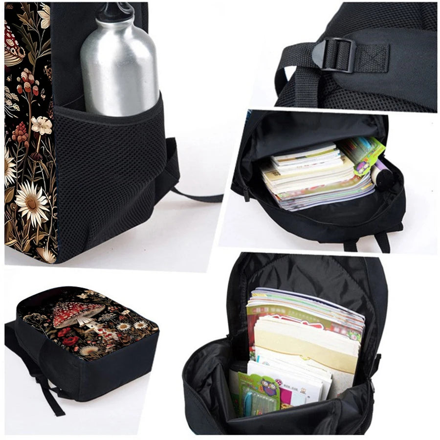 Mushroom Forest Backpack For Boy/Girls