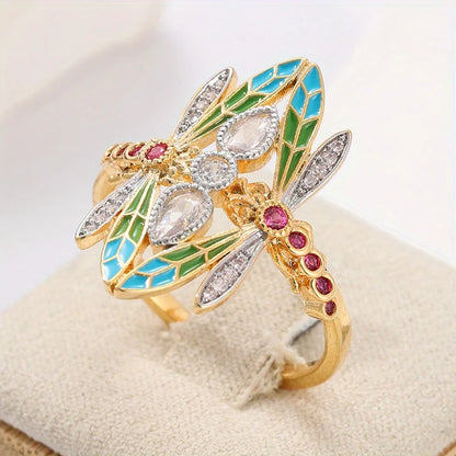 Gorgeous Vintage Dragonfly Ring